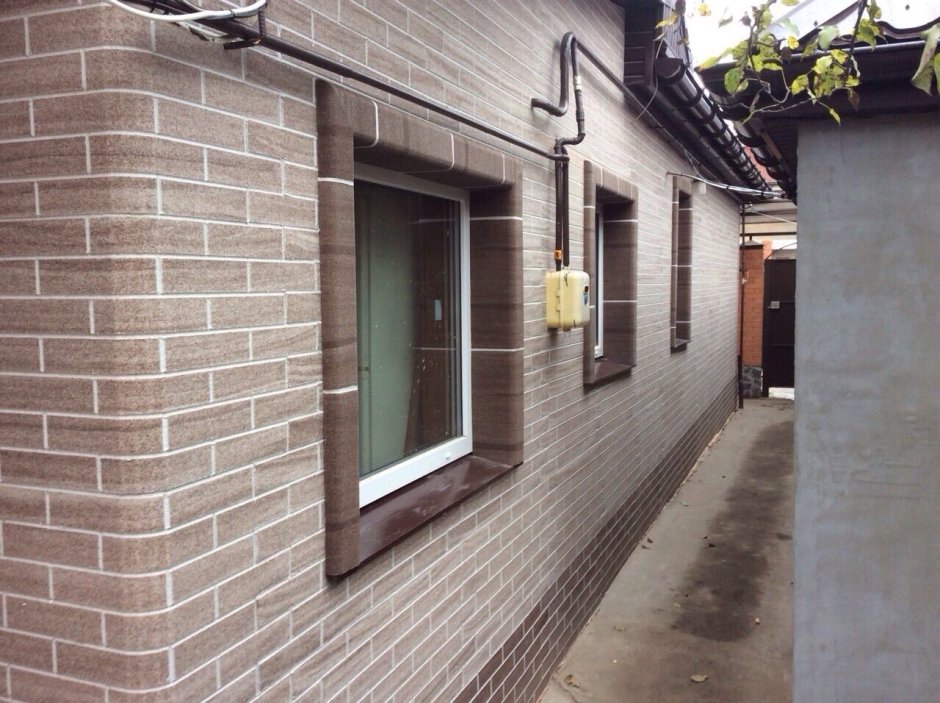 Гибкий кирпич для фасада