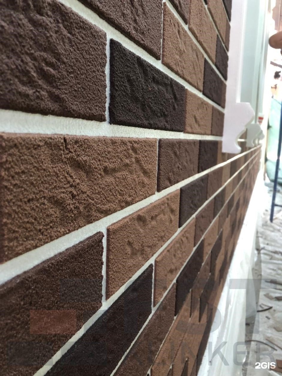 Гибкий кирпич для фасада