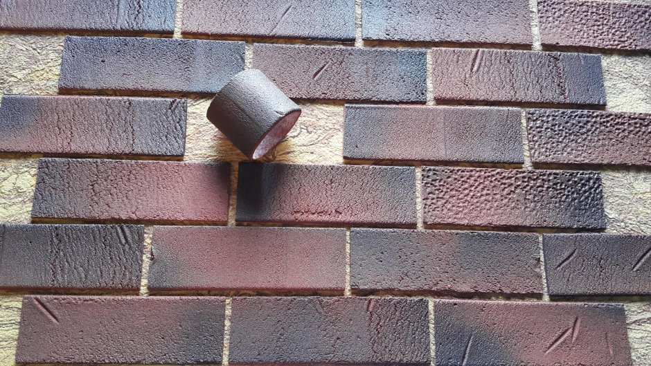 Гибкая фасадная плитка ТЕХНОНИКОЛЬ клинкерный кирпич