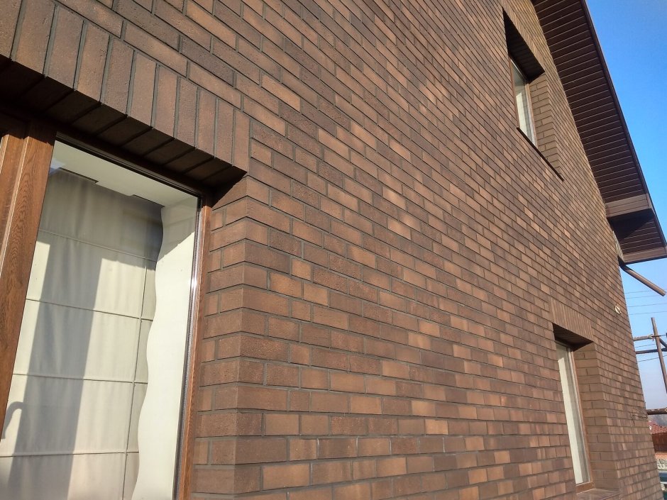 Гибкий клинкер для фасада