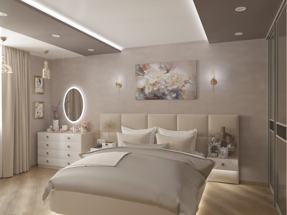 Спальни интерьер дизайн просто и со вкусом
