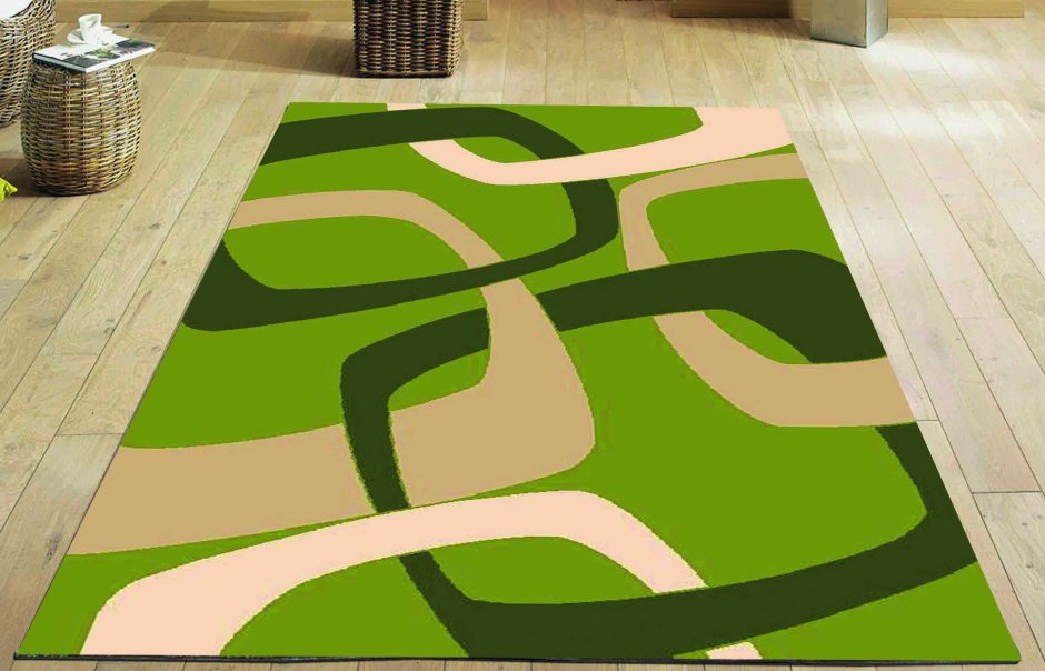 Ковровое покрытие с геометрическим рисунком