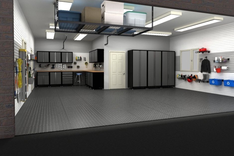 Интерьер гаража