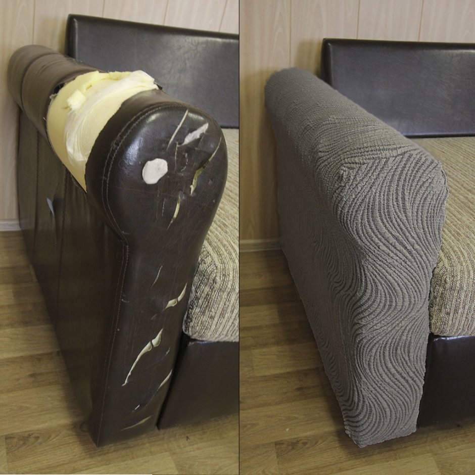 Чехлы на подлокотники дивана