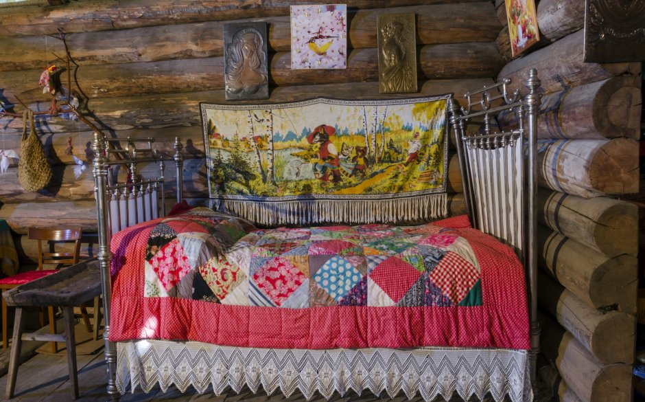 Деревня лоскутное одеяла Бабушкино музей