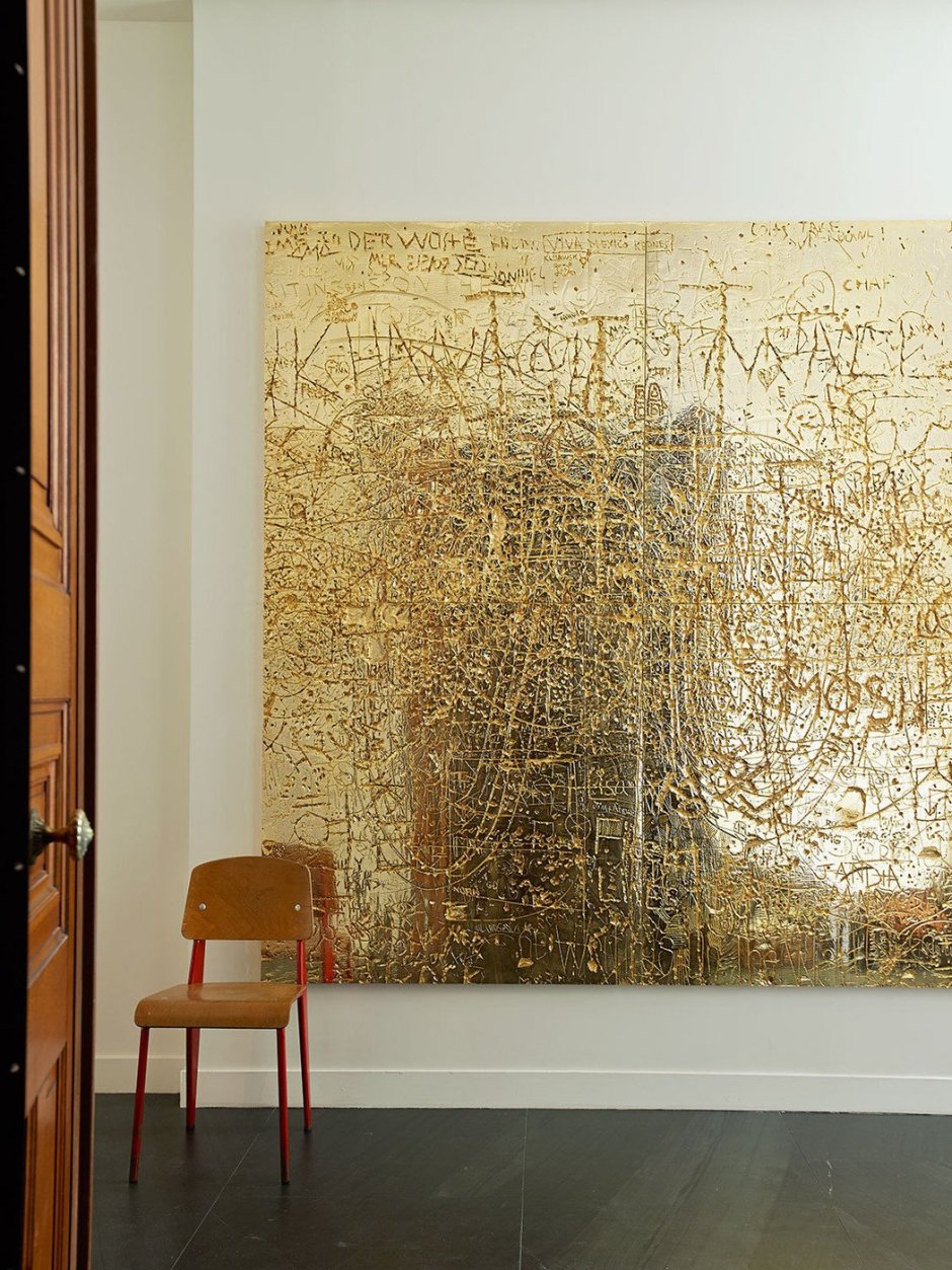 Золотое панно на стену