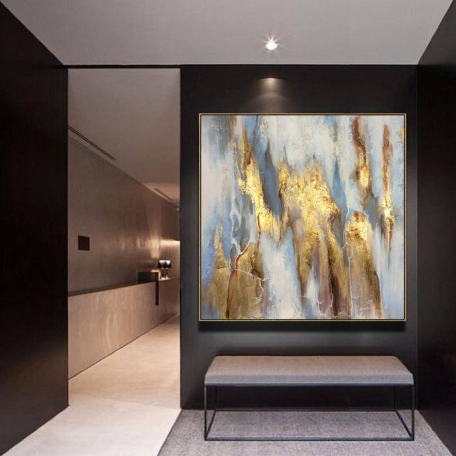 Интерьер с золотом