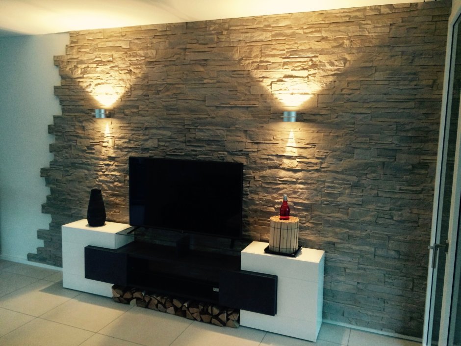 Отделка бани камнем