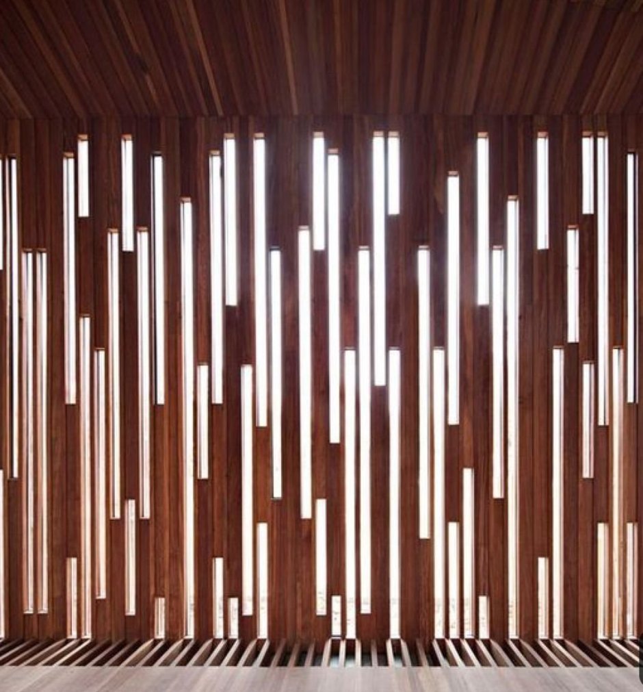 Деревянные реечные панели для стен