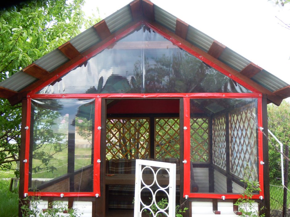 Мягкие окна для беседок