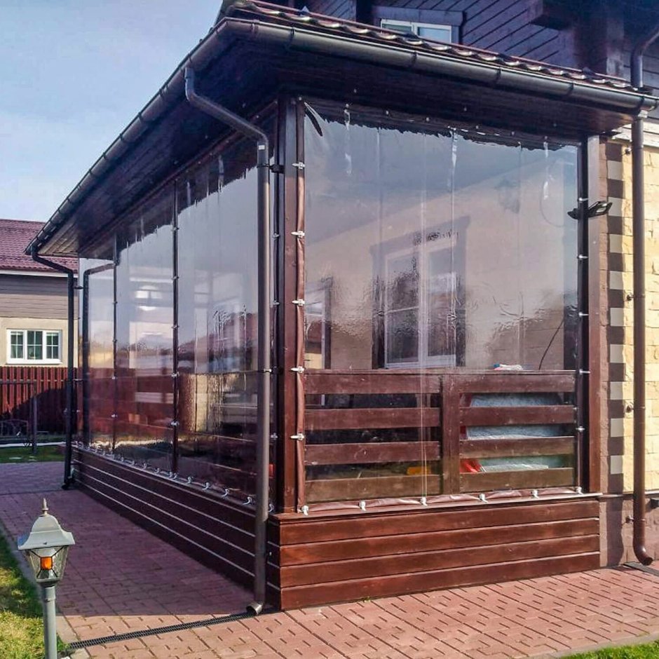 Мягкие окна для веранды