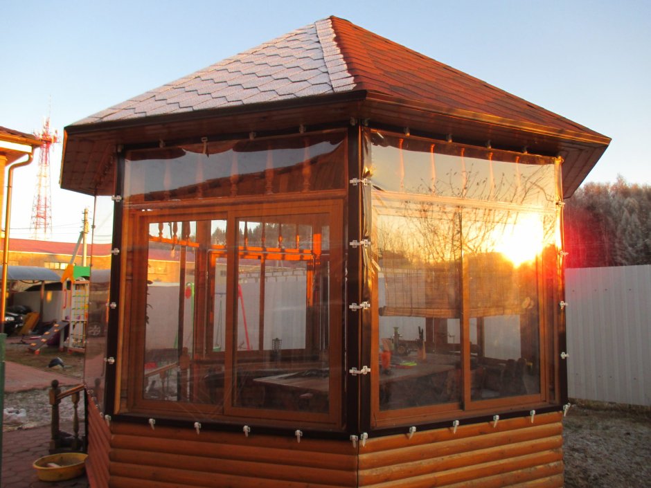 Мягкое стекло для беседок