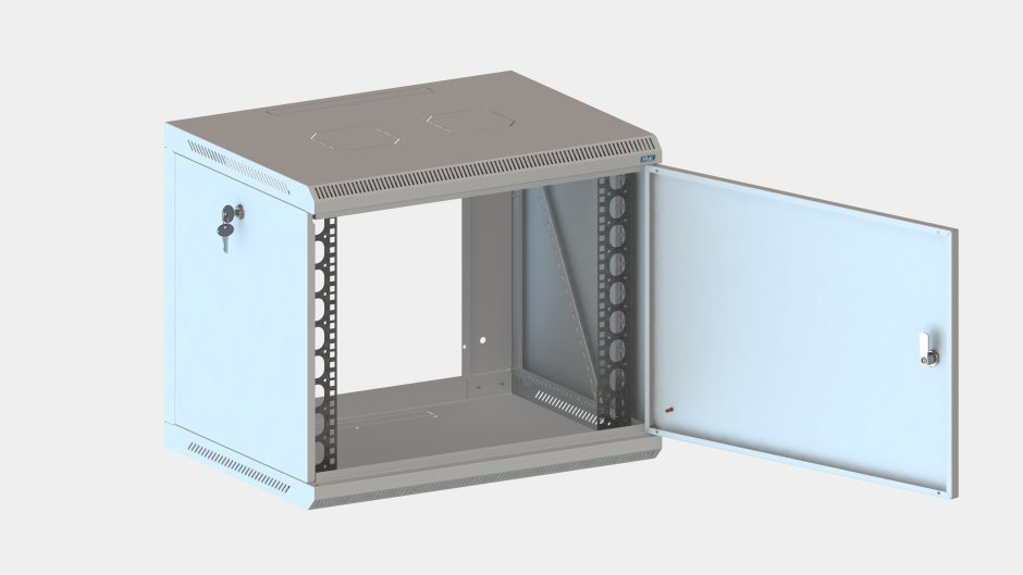 Шкаф телекоммуникационный настенный разборный Мик 19"