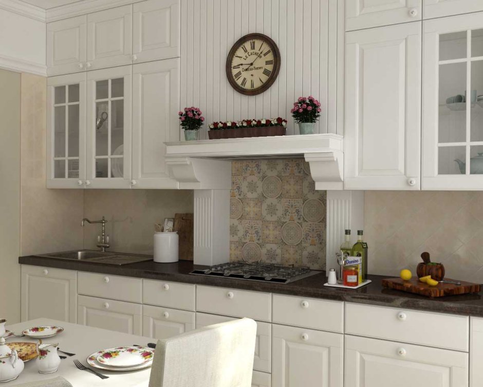 Кухонная вытяжка в стиле Прованс