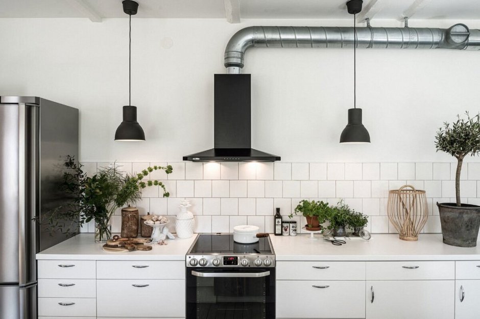 Вытяжка кухня ikea интерьер