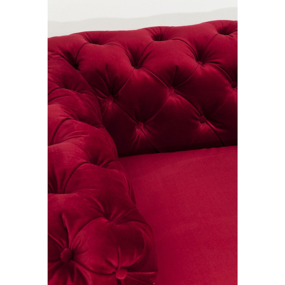 Красный угловой диван