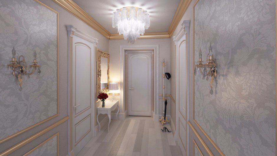 Бирюзовая акцентная стена