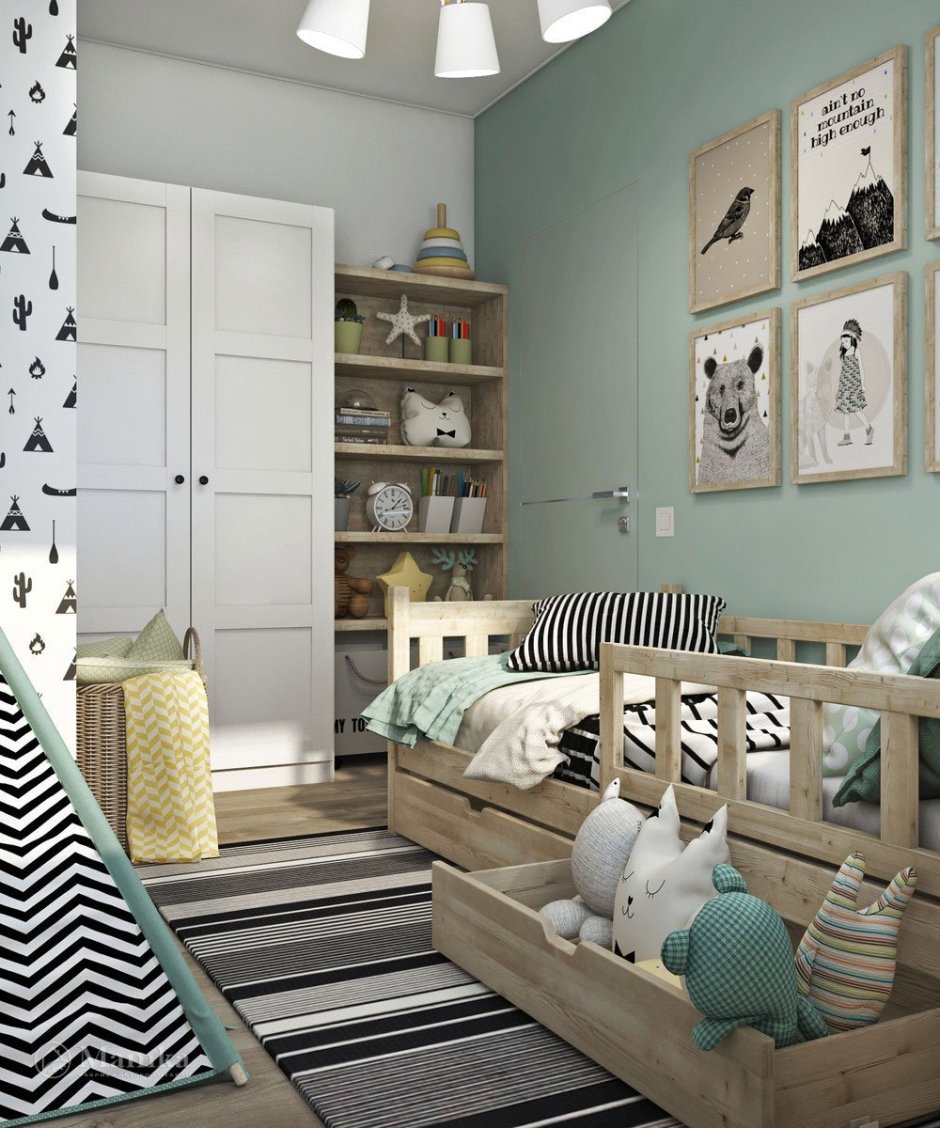 Детская комната для разнополых детей Сканди