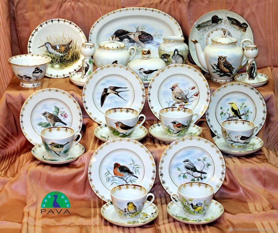 Столовый сервиз на 6 в стиле Прованс Кантри