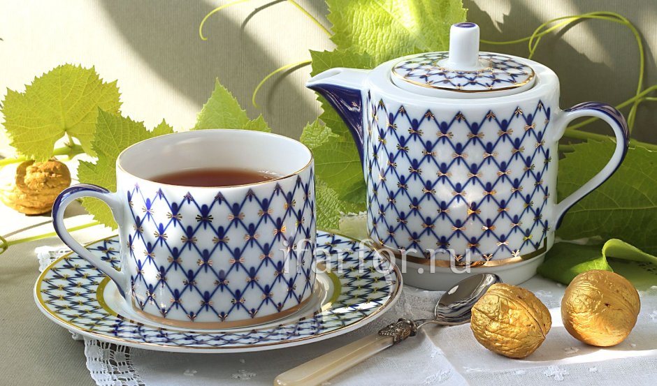 Красивые чайные чашки лепной китайский фарфор