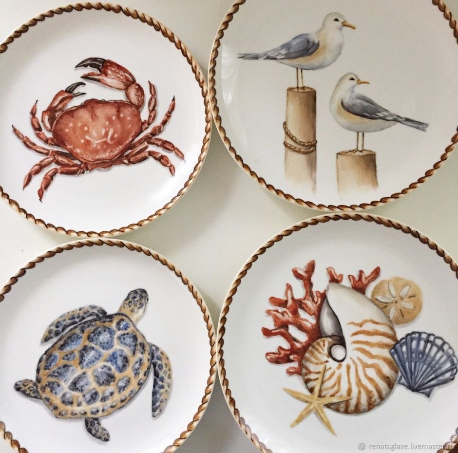 Расписная керамическая посуда