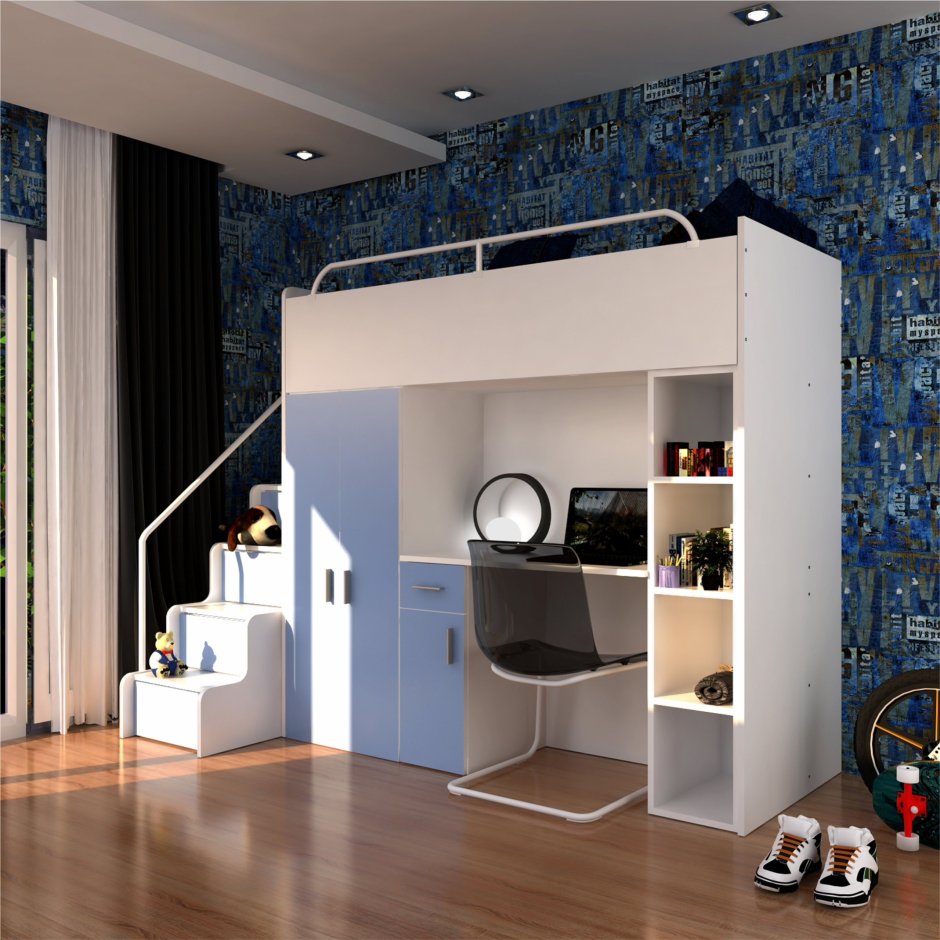 Комната с антресолью