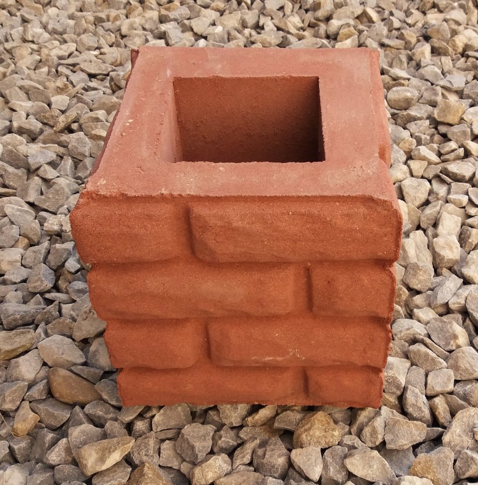 Пустотелые блоки для столбов