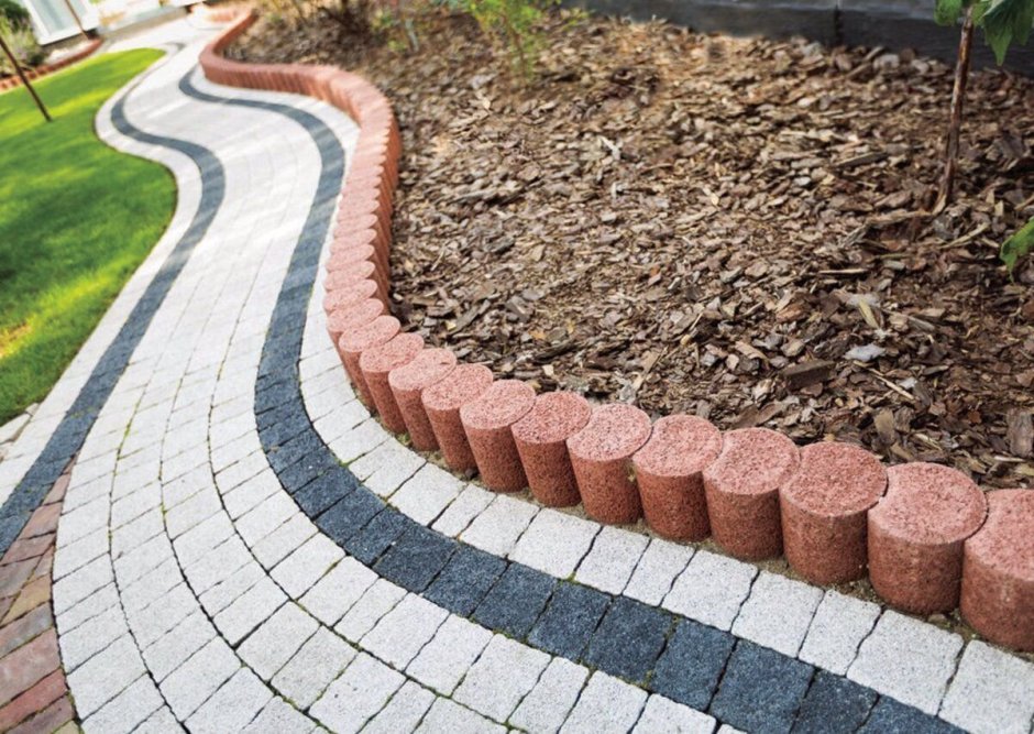 Плитка старый город в ландшафте