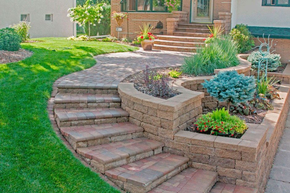 Брусчатка мощение круг