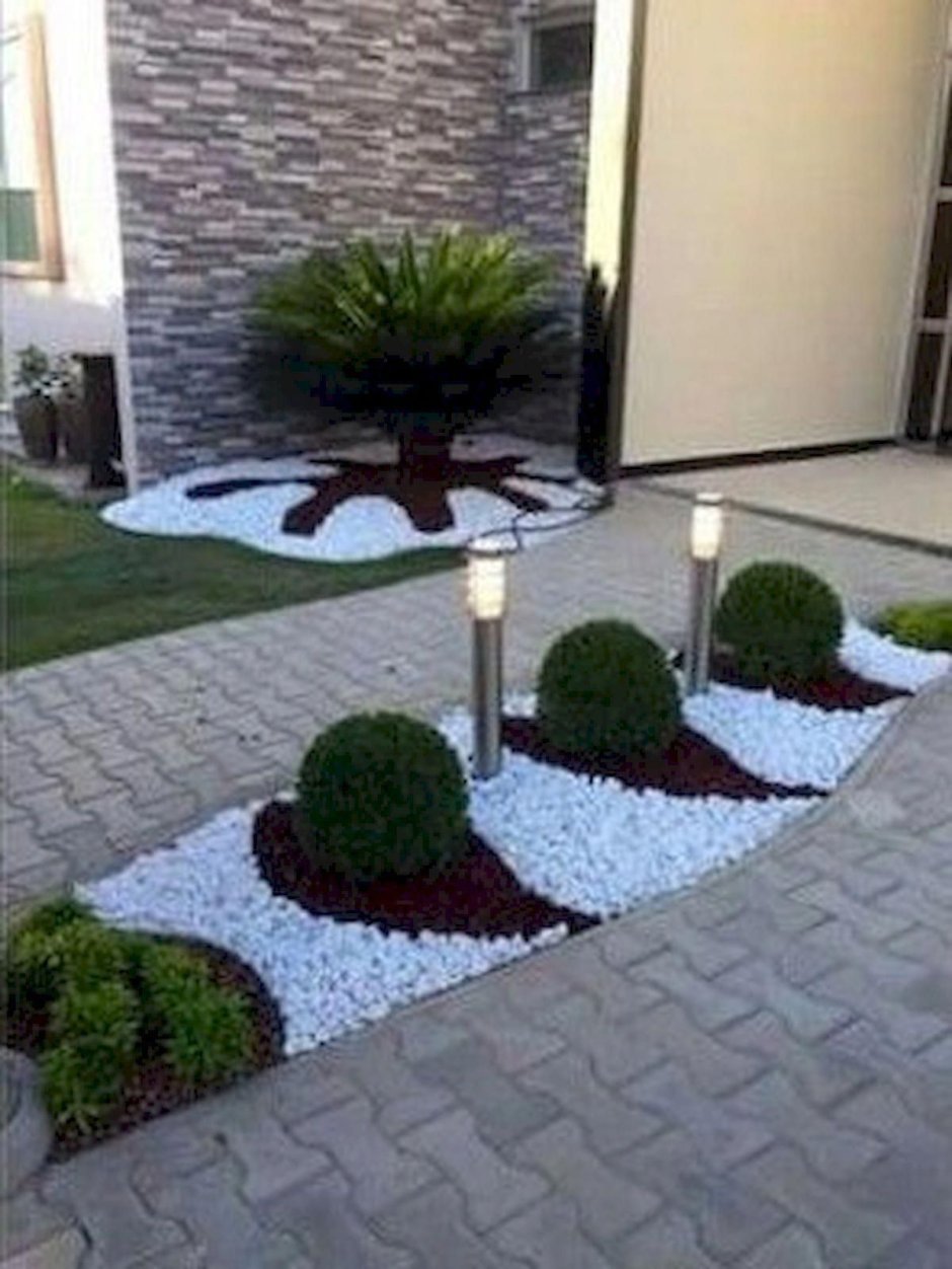 Гравийные дорожки в саду