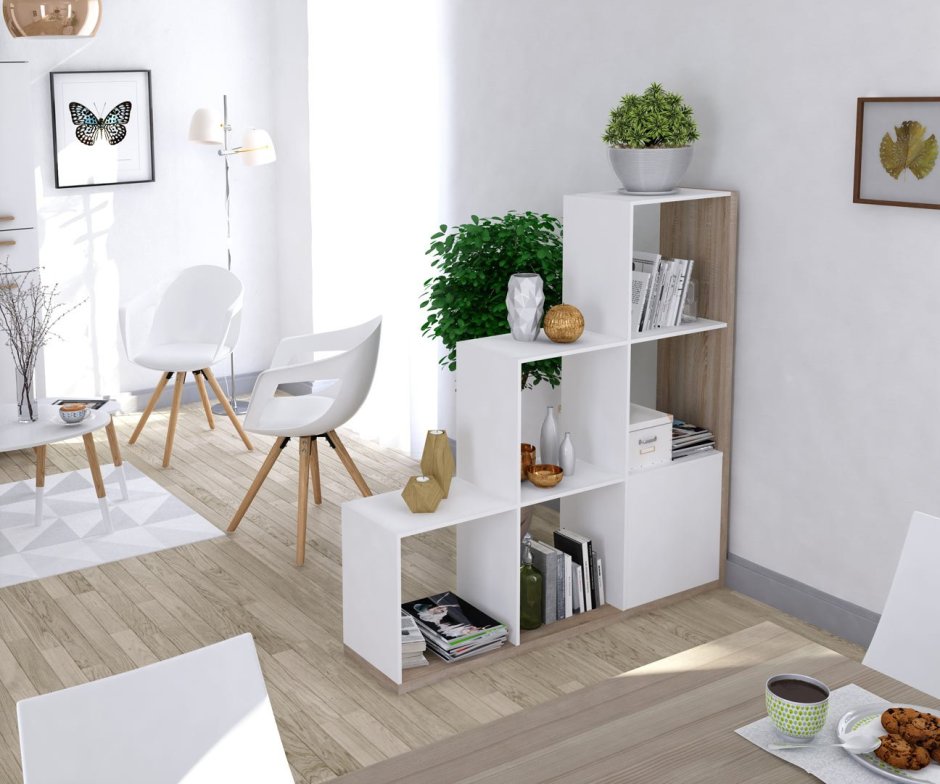 Стеллаж для разделения комнаты