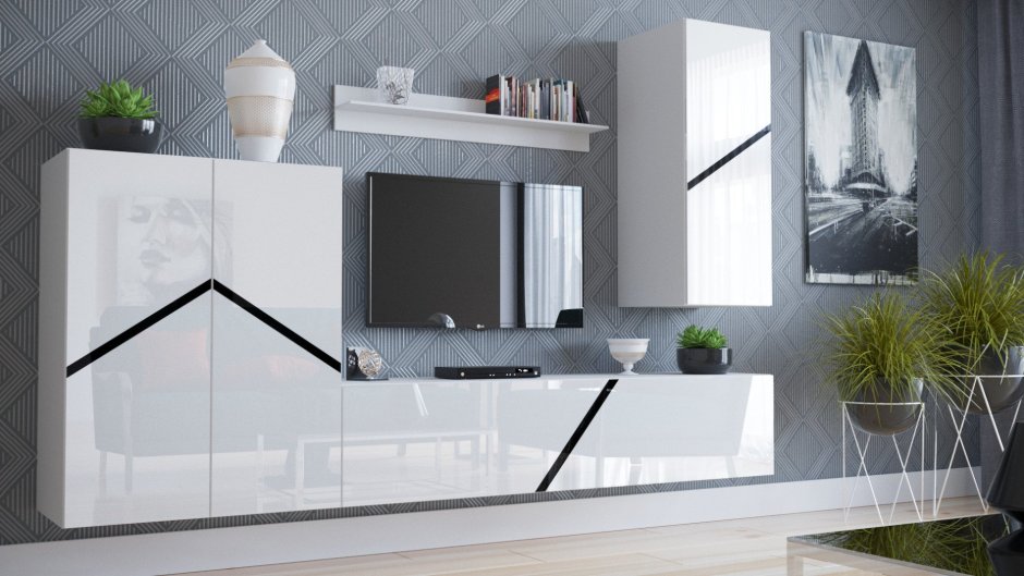 Тумба под ТВ Виго подвесная Модерн