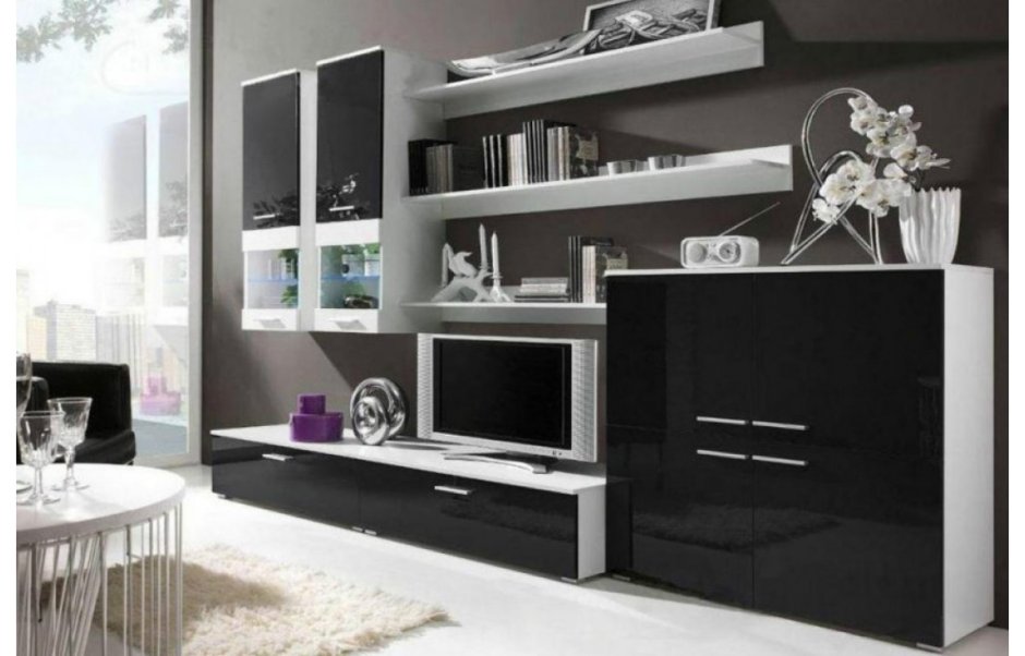 Глосс гостиная мебель