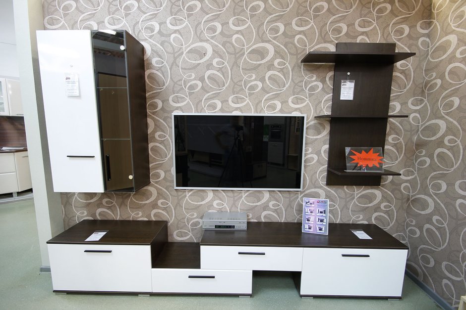 Гостиная Домино ателье светлый белый