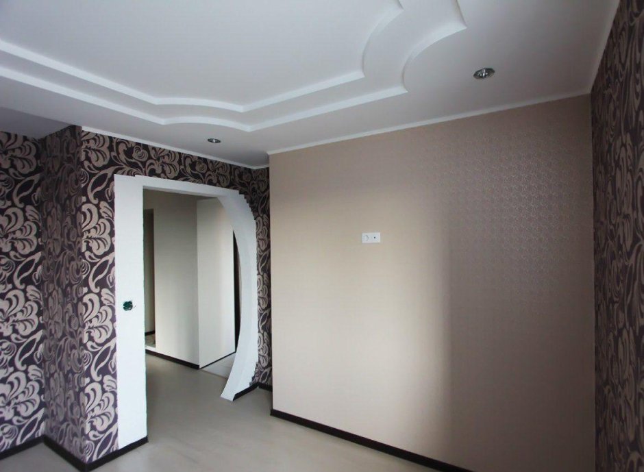 Красивая оклейка обоев