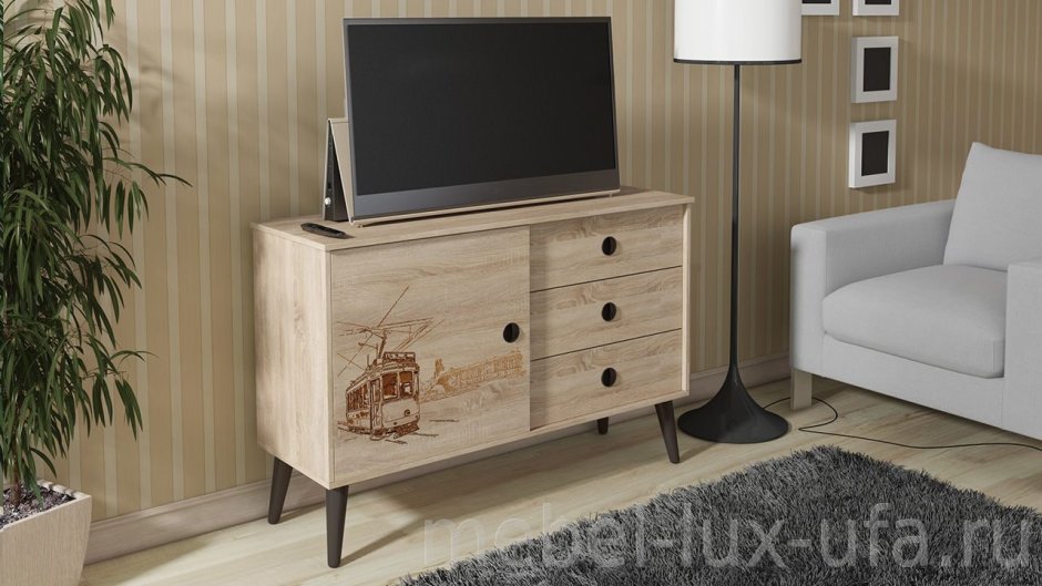 Тумба ТРИЯ glance ТВ Тип 1