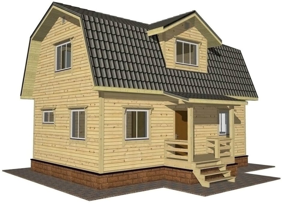 Дом из бруса 6х9 Зодчий