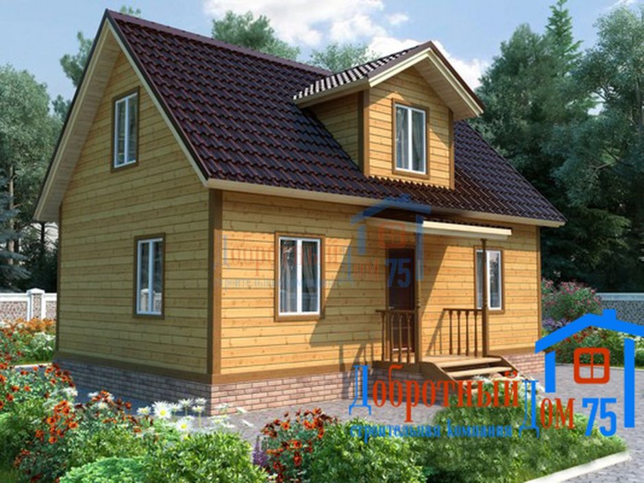 Дом из бруса 6 на 9