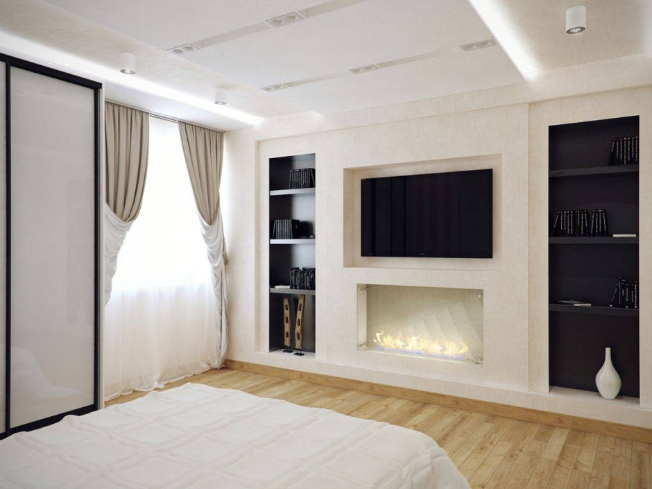 Полка под телевизор из гипсокартона