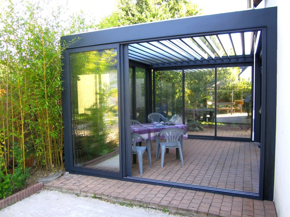 Остекление беседки