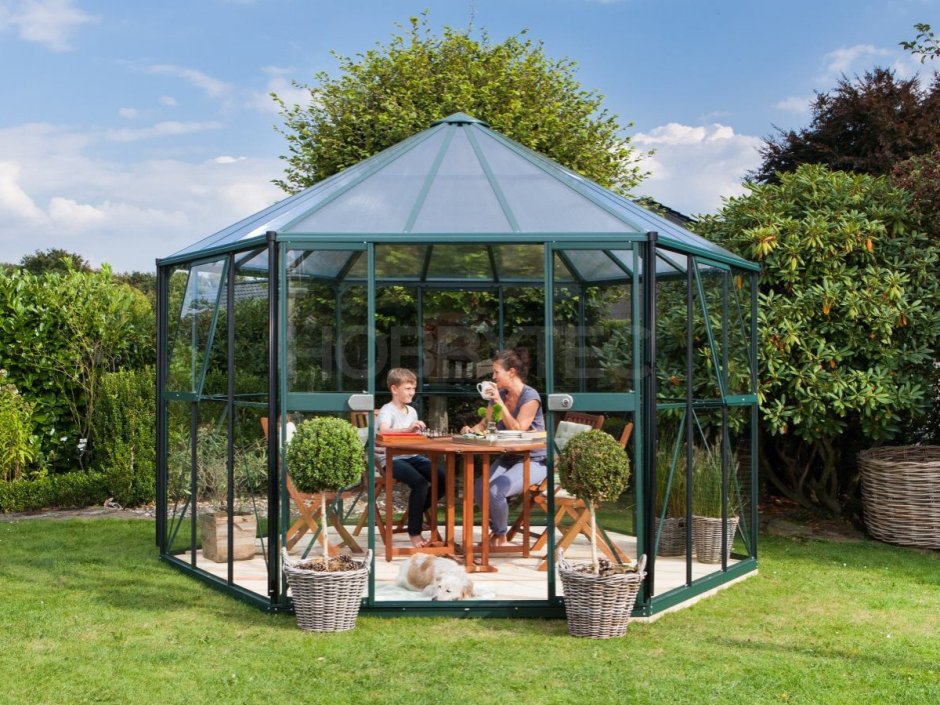 Беседка из алюминиевого профиля