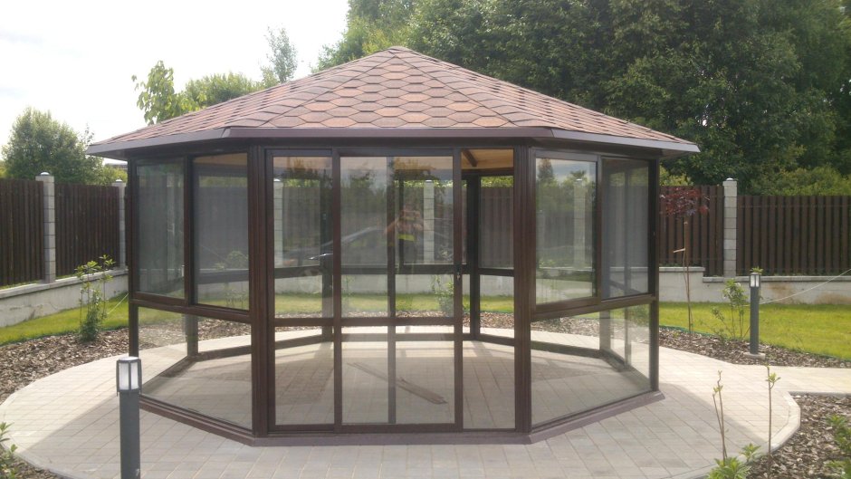 Беседка стиль Баухауз