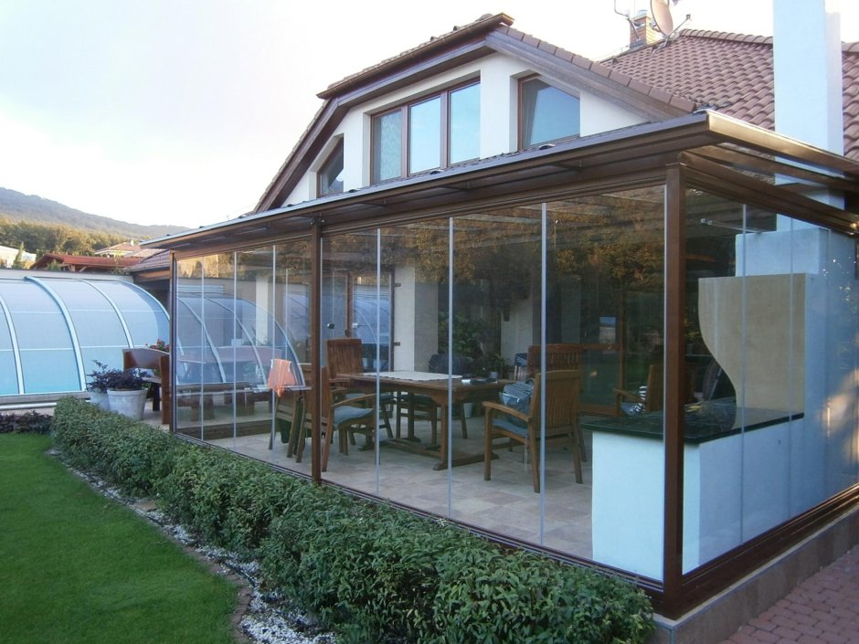 Навес в современном стиле