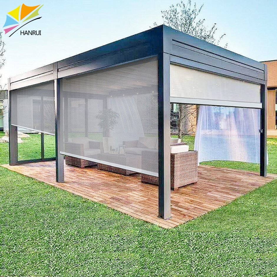 Биоклиматическая пергола сдвижная