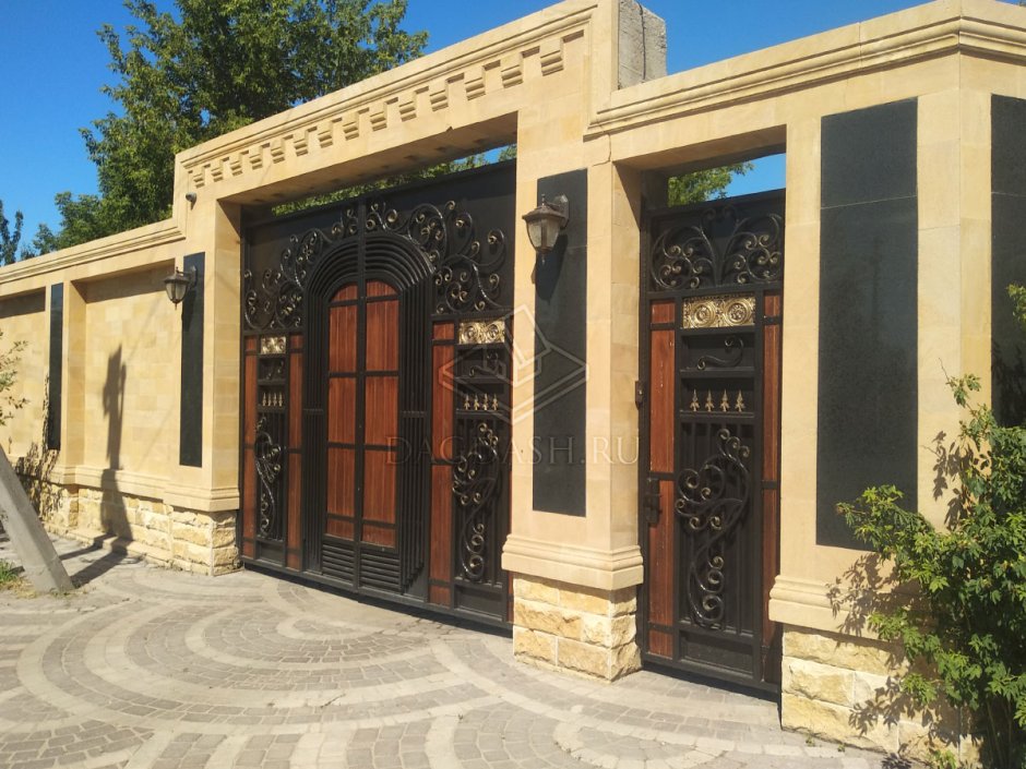Ворота Дагестанский камень