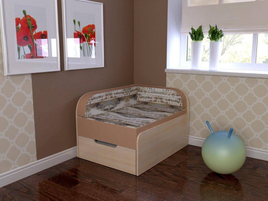 Кровать детская Малютка дл08