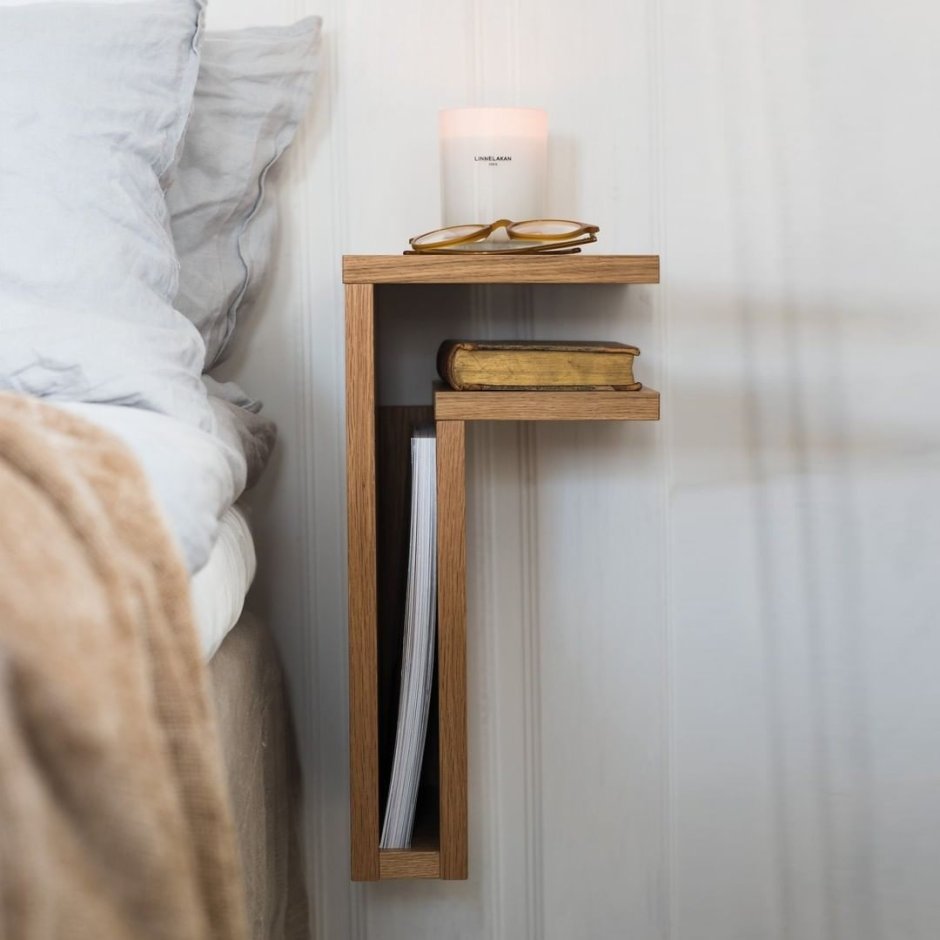 ВИКХАММЕР тумба прикроватная, белый, 40x39 см