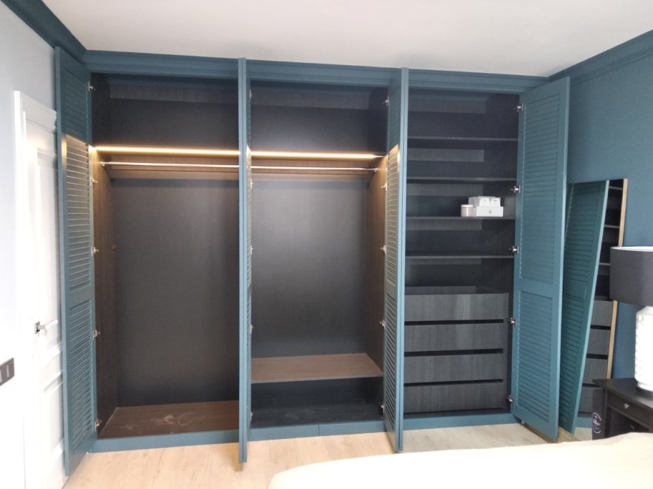 Встроенный шкаф проект