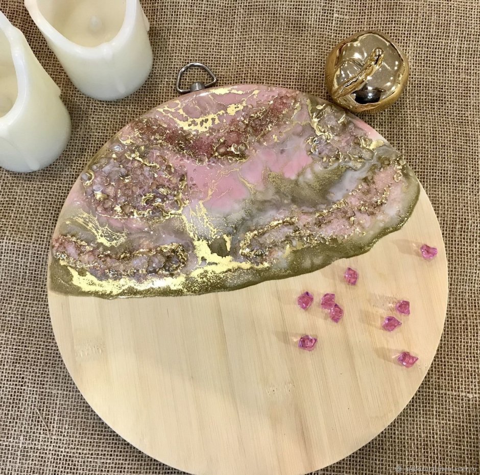 Тарелки из эпоксидной смолы