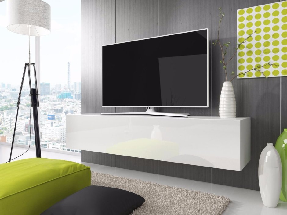 Тумба прикроватная подвесная дерево